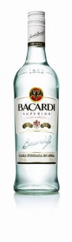 Bacardi Superior Rum 40% 0.7 ltr. Flasche